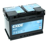 Exide Ek700 AGM 70Ah 760A Autobatterie Start-Stop