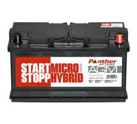 Starterbatterie Panther Start-Stop AGM 12V 80Ah 800A