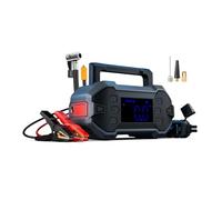 Starthilfe Powerbank 3000A Tragbarer 12V Starthilfekabel & Booster für 8.0L Benzin/Diesel Auto Starthilfe Safe Jump Starter Autobatterie Booster KFZ mit Kompressor alle Wetterlagen