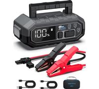 Starthilfe Powerbank 4000A Tragbarer 12V Starthilfekabel & Booster für Benzin/Diesel 10.0L Auto Starthilfe mit Jump Starter Safe Autobatterie Booster KFZ Effizient für alle Wetterlagen