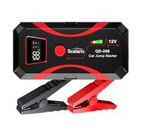 Starthilfe Powerbank für Pkw, 2000A 12V Auto Starthilfe Powerbank, Jumper Starter mit LCD Bildschirm & LED Taschenlampe, Auto Batterie Motorräder Booster, für bis 7L Benzin & 4L Diesel