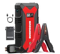 Starthilfe Powerbank für pkw, 4000A Auto Starthilfe Powerbank 12V (Bis zu 9L Benzin/8.5L Diesel), Booster Auto Starthilfe mit Starthilfekabel LED Taschenlampe USB Schnellladung 3.0