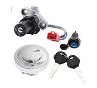 Startschalter Für YAMAHA XVS650 Für VStar Für Mitternacht Für Custom 2005-2010 Motorrad Zündschloss Tankdeckel Abdeckung Sitzschloss Schlüsselsatz