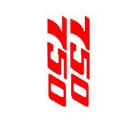 STATUZ Motorrad-Aufkleber Wasserdichter Aufkleber Forza 750 2022 Zubehör Für Honda Forza750 2021-2023 Motorrad-Aufkleber Schmücken (Color : Red)