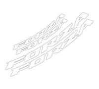 STATUZ Motorrad-Radaufkleber Für Honda Forza 750 350 Forza125/250/350 Reflektierende Streifen Felgenaufkleber Roller Zubehör Wasserdicht Schmücken (Color : Silver)