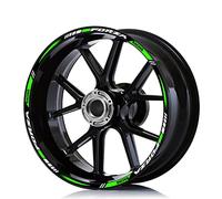 STATUZ Motorrad-Radaufkleber Für Honda Forza 750 350 Forza125/250/350 Reflektierende Streifen Felgenaufkleber Roller Zubehör Wasserdicht Schmücken (Color : Front 15 Rear 14 E)