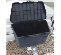 Staubox mit Montagesatz Deichselbox Werkzeugkasten für Anhänger Staukiste