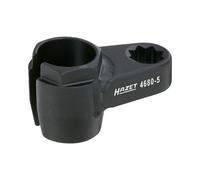 HAZET Lambda-Sonden Einsatz 4680-5∙Doppel-Vierkant12,5 mm (1/2 Zoll)∙Außen-Sechskant Profil∙22 mm , 4680-5