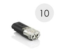 Steckverbinder 2 Polig Auto Stecker Steckverbindung KFZ Kabelverbinder 10 Stück