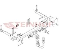 Anhängerkupplung abnehmbar für Audi A6 C8 F2 Limousine 2018- + 13p spez E-Satz