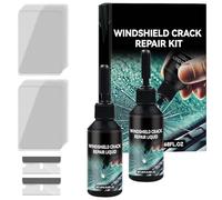 Steinschlag Reparaturset Windschutzscheibe, Windshield Crack Repair Kit, Cracks Gone Glass Repair Kit, Glas Reparatur Flüssigkeit, für Reparatur Kratzern Rissen Löchern (2 Satz)