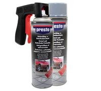 Steinschlag Unterbodenschutz 2 X 500 ml Spray Grau Presto mit Pistolengriff