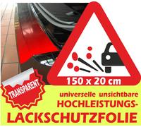 Steinschlagfolie150 x 20 cm Lackschutz Türkantenschoner Lackschutzfolie Klar