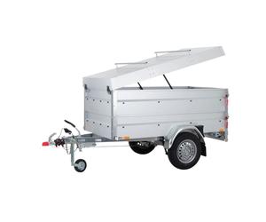 Stema Anhänger Basic Plus 850 inkl. Bordwandaufsatz und Deckel