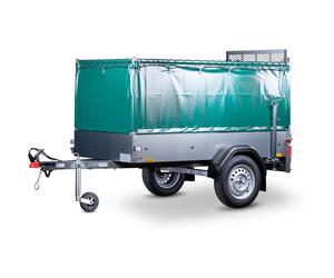 Stema Anhänger Green Keeper 750 inkl. Stützrad, Abstellstützen, Hochplanenset