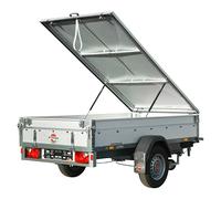 Stema Anhänger mit Deckel (Nutzlast: 968 kg, Einachser, Kasteninnenmaß: 251 x 128 x 34,5 cm, Gebremst)
