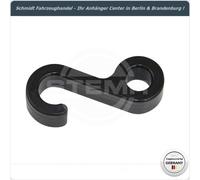 Stema schwarzer Kunststoffhaken für 6-10 mm Expanderseil - Saris Anssems Humbaur