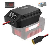 Step Down Konverter für Einhell 18V zu 12V, Stromanschluss für Autogeräte, DIY Ladegerät Buck Converter Power Station, Zigarettenanzünder Adapter Buck Adapter für Autokühlschrank
