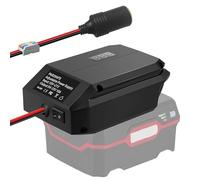 Step Down Konverter für Parkside 20V auf 12V Power Wheels Akku Adapter, 5V-13V Buck Converter Regler Abwärtswandler, DIY Ladegerät Konverter Power Station mit Zigarettenanzünder für Rc Auto,Robotik