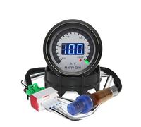 Stickoxidsensor 52 Mm Digitales Luft-Kraftstoff-Verhältnis-Messgerät, Auto-Messgerät AFR Für 12 V Voltmeter, 2-in-1, Kann Mit Schmalband-O2-Sauerstoffsensor NOx-Sensor(Gauge and sensor A)