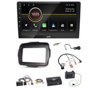 Stinger USB Bluetooth Lenkrad MP3 9 Zoll Autoradio für Jeep Renegade 2014-2023