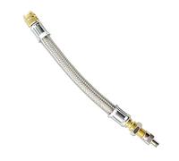 Stix Ventilverlängerung 160mm - Metallgeflecht - Rad Räder LKW - Pumpen Zwillingsbereifung - Aufpumpen Erweiterung - Adapter passend für Auto & Schwerlastfahrzeuge