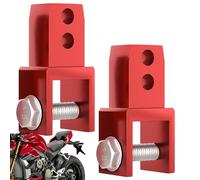 Stoßdämpfer-Höherlegung - Aluminiumlegierung | Verlängerung Für Hinterradfederung | 2-Teiliges Adapter-Set Zur Fahrwerksoptimierung Bei Motorrädern