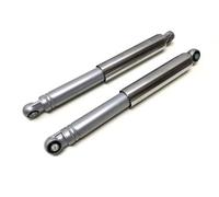 Stoßdämpfer Set 290mm Grau Chrom passend für Simson Schwalbe S51 S50 S70, Puch Maxi, Zündapp KS GTS, Honda Dax, Vespa Bravo, Tomos