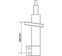 Stoßdämpfer Vorderachse oben Stift 3348084 KYB für CITROËN OPEL PEUGEOT TOYOTA