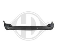 DIEDERICHS Stoßstange Schwarz Hinten für VW Transporter T5 Multivan T6 /