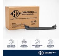 DIEDERICHS Stoßstange Schwarz Hinten für VW Transporter T5 Multivan T6 /
