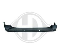 DIEDERICHS Stoßstange Schwarz Hinten für VW Transporter T5 Multivan T6 /