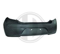 DIEDERICHS Stoßstange Schwarz Hinten für HYUNDAI I10