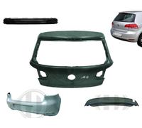 Stoßstange hinten für VW Golf 6 VI 5K1 2008-2012 Heckklappe Diffusor 4 Teile