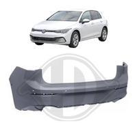 Stoßstange hinten für VW Golf 8 VIII CD ab 2020 Stoßfänger 6x PDC grundiert