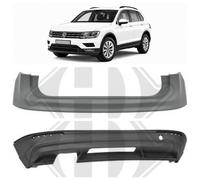 Stoßstange hinten oben + unten für VW Tiguan 2016-2020 Stoßfänger nicht R-Line