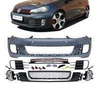 Front Stoßstange vorne 4x PDC + SRA + Nebel + Grill passt für VW GOLF 6 ab 08-12