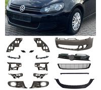 Stoßstange vorne für SRA ohne PDC + Gitter Zubehör passt für VW Golf 6 ab 08-12