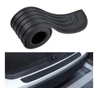 Stoßstangenschutz aus Gummi für Renault Scenic IV 2016-2020, Schwellerschutz für den Kofferraum Selbstklebender heckstoßstangenschutz(Bla-ck,90cmx7cm)