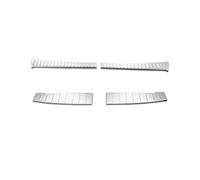 Stoßstangenschutz für Dacia Sandero ab 2020 Innen Außen Edelstahl Chrom Set 4tlg