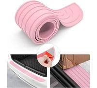 Stoßstangenschutz Gummi selbstklebend Kofferraum Rosa 101x8.5cm