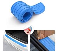 Stoßstangenschutz Gummi selbstklebend kratzfest abriebfest Blau 90x7cm