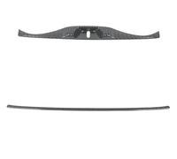 Stoßstangenschutz Heckstoßstange Für Toyota Für Alphard AH40 2023 2024 Edelstahl-Kotflügelschutz Für Den Hinteren Kotflügel Seitenschweller-Aufkleber Dekoration Ladekantenschutz(Brushed Black 2 PCS)