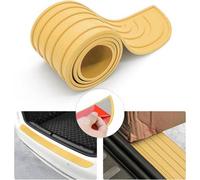 Stoßstangenschutz Selbstklebend Gummi Heck Kratzfest Gelb 101x8.5cm