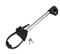 Strap Rahmenhalter lang Ø 25+30mm, Schwarz/Silber