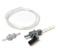 Streetparts 24 Benzinhahn-Set M12x1 inkl. Benzinschlauch & Benzinfilter für Hercules Mofa & Moped