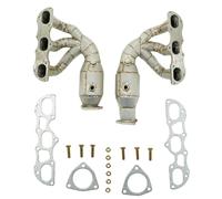 UPGRADE EDELSTAHL FÄCHERKRÜMMER 200 ZELLEN KAT + HITZESCHUTZ PORSCHE 991 3.4 3.8