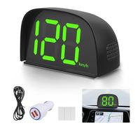 Strixorn Auto Tachometer, GPS Tachometer, HUD Heads Up Display für alle Autos, Fahrrad Motorrad LKW Auto Motorroller, LED-Großschriftanzeige