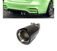 STÜCK Sport-Performance Auspuffblende Endrohr Carbon Glanz passt für universal BMW F- Modelle 135i 235i 335i 435i