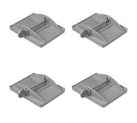 4 Stück Stützplatten XL für Wohnwagenstützen Stützen Wohnwagen Caravan Anhänger